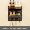 Stainless Steel Wall Mounted Kitchen Storage Rack