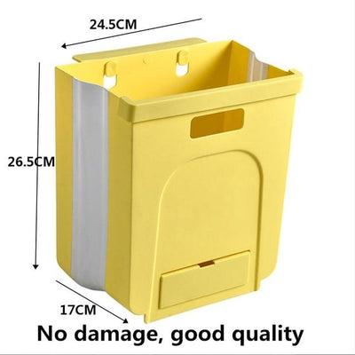 5L 9L Wall Mounted Folding Waste Bin