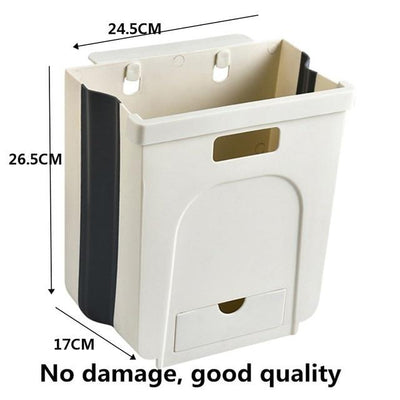 5L 9L Wall Mounted Folding Waste Bin