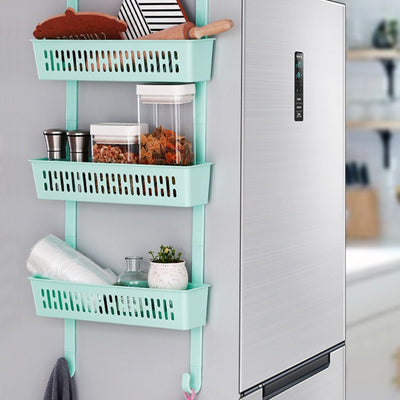 Side Shelf Sidewall  Multifunctional Kitchen Organizer Refrigerator Rack