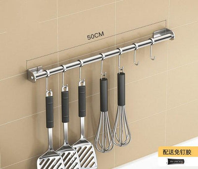 304 Stainless Steel Wall Mounted Kicthen Storage Rack Shelf Organizer