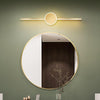 Modern Gold finished front Mirror lights LED