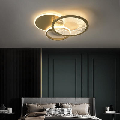 Gold Modern LED Ceiling Lighting fixtures