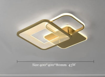 Gold Modern LED Ceiling Lighting fixtures