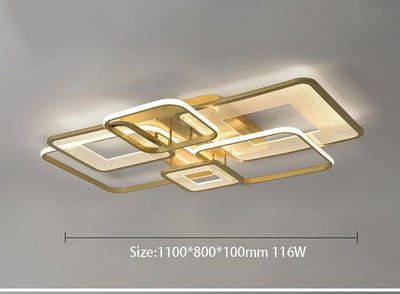 Gold Modern LED Ceiling Lighting fixtures