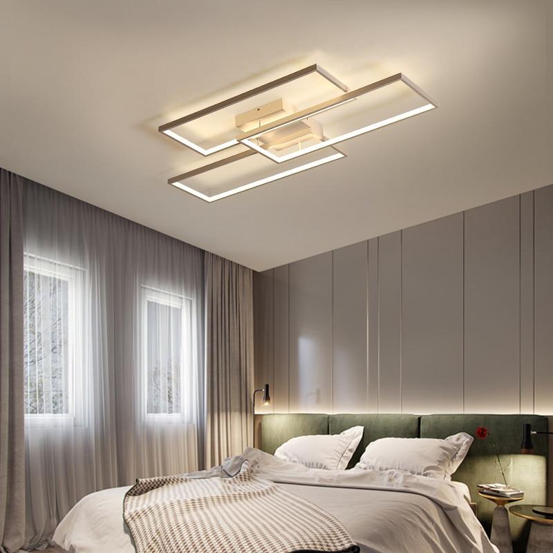 Modern LED square circle creative ceiling lamp for home