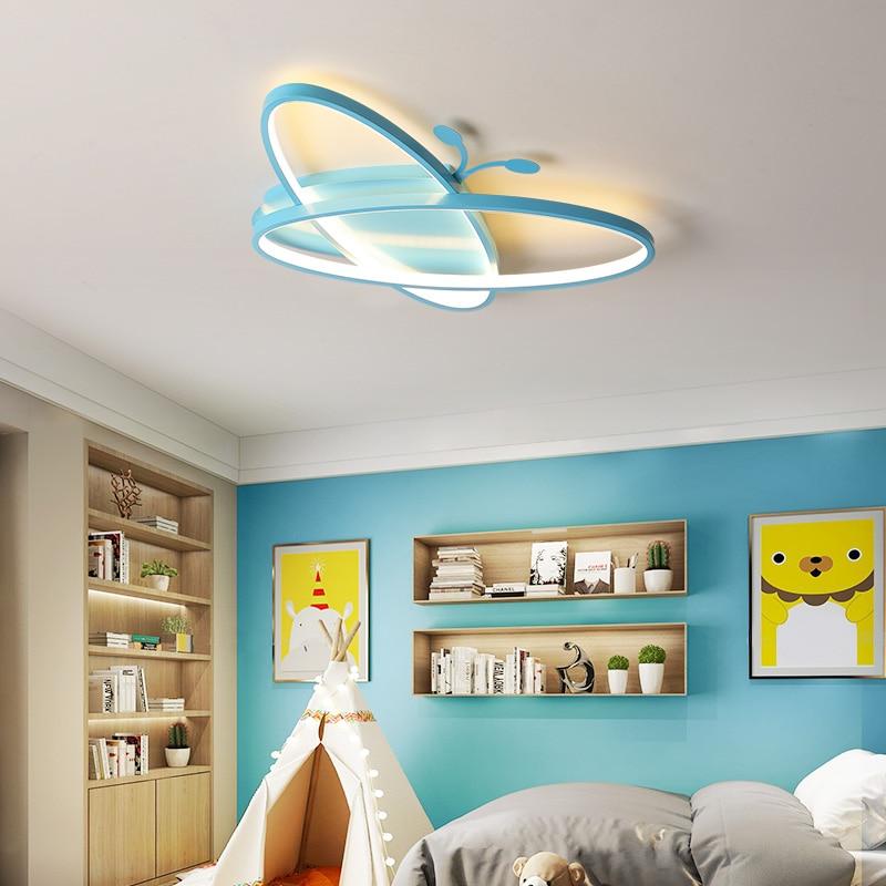 Pink Blue Cartoon cute ceiling lamp baby room