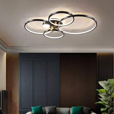 Round circle rings LED Ceiling lights for living room Bedroom