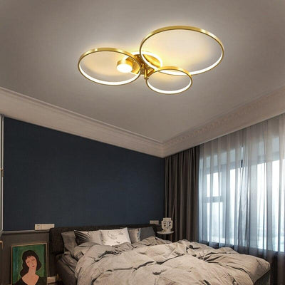 Round circle rings LED Ceiling lights for living room Bedroom