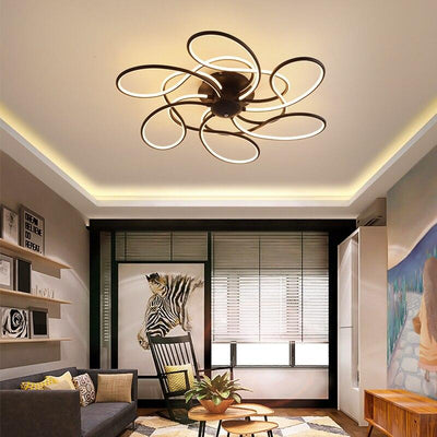 Gold Black LED Interstellar Ceiling Lights