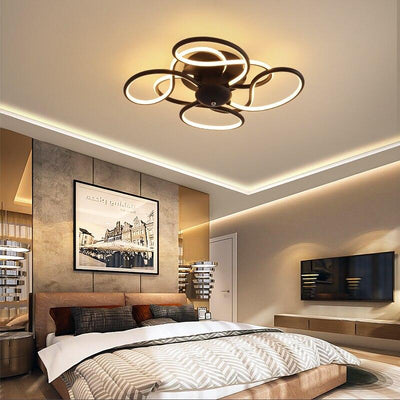 Gold Black LED Interstellar Ceiling Lights