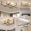 Modern  Living study room home deco Aluminum led lustre ceiling lamp