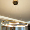 Chrome Gold circular finished Pendant Light