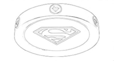 Children Super-hero LED ceiling lamp