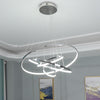 Modern LED  Aluminum ring decorative hanging dining room circular Pendant Light