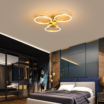 Inter-rings Modern LED chandelier Lighting