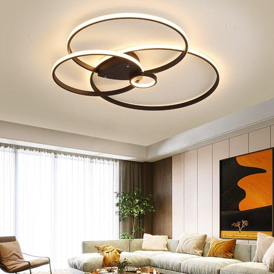 3 Inter-circular rings Modern Led Ceiling Lights