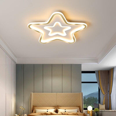 Children bedroom star LED ceiling lamp