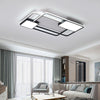 Double-square ceiling light fixtures