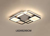 Double-square ceiling light fixtures