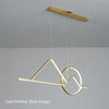 Gold Modern LED hanging Light for Living room fixtures