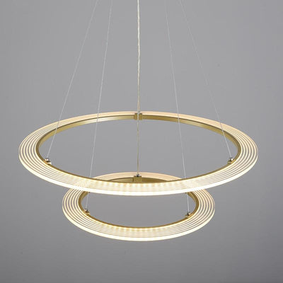 Homed decor Gold circular Pendant lights fixtures