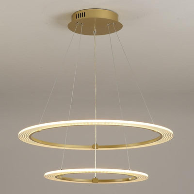 Homed decor Gold circular Pendant lights fixtures