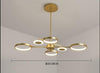 Gold chandelier planet Lighting for home