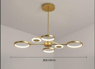 Gold chandelier planet Lighting for home