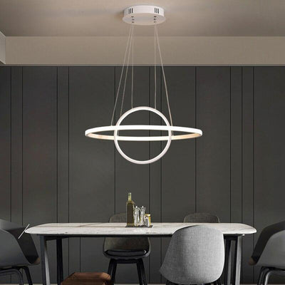 Modern Aluminum Lustre Hanging cord Pendant Lamp for Kitchen Office Living room