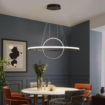 Modern Aluminum Lustre Hanging cord Pendant Lamp for Kitchen Office Living room