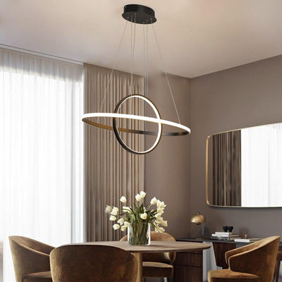 Modern Aluminum Lustre Hanging cord Pendant Lamp for Kitchen Office Living room