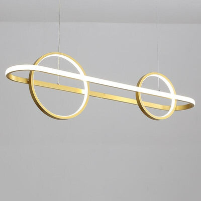 Gold LED Lustre Pendant Chandelier Lighting for Office Dining Living room Kitchen