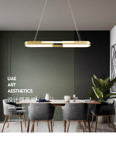 Gold Black Modern Pendant Chandelier Lighting for Dining Living room Kitchen 110V 220V