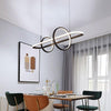 Rectangular Inner Circular Hanging Lamp Fixtures