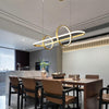 Rectangular Inner Circular Hanging Lamp Fixtures