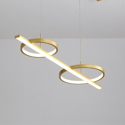 Gold LED Pendant Lamp for home