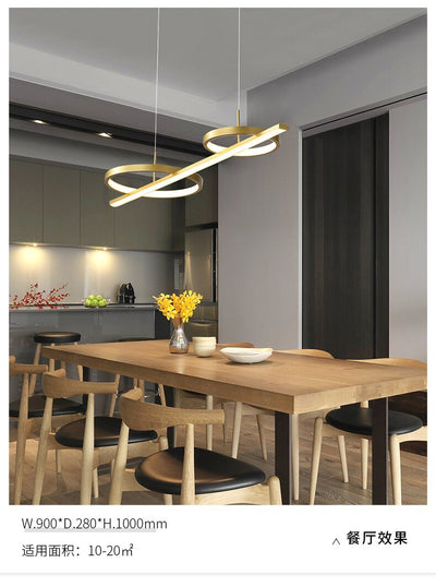 Gold LED Pendant Lamp for home