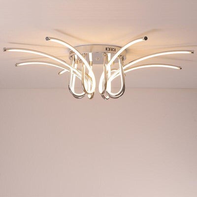 Aluminum Plated Gold/Chrome Ceiling lamp