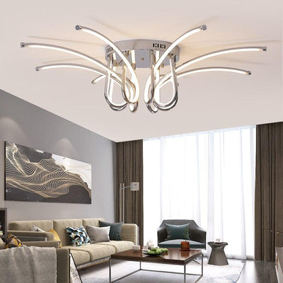 Aluminum Plated Gold/Chrome Ceiling lamp