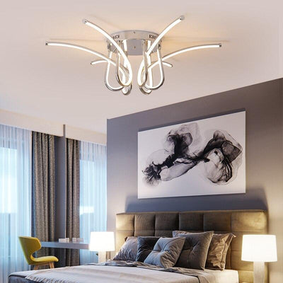 Aluminum Plated Gold/Chrome Ceiling lamp