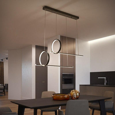 Circular Ring Hanging Pendant Chandelier Light