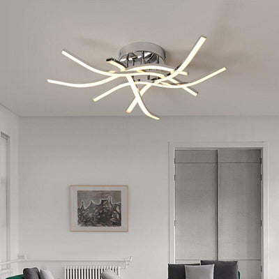 Chrome Gold Lustre led Modern Chandelier for home