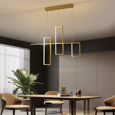 Rectangular Hanging Lamp Fixtures