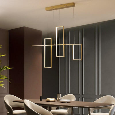 Rectangular Hanging Lamp Fixtures