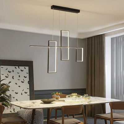 Rectangular Hanging Lamp Fixtures