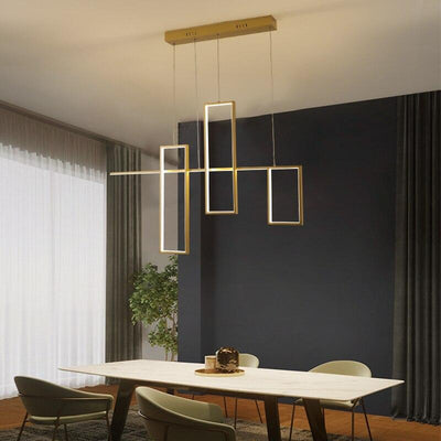 Rectangular Hanging Lamp Fixtures