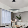 Matte Black/White 90-260V hanging Lustre Light Fixtures