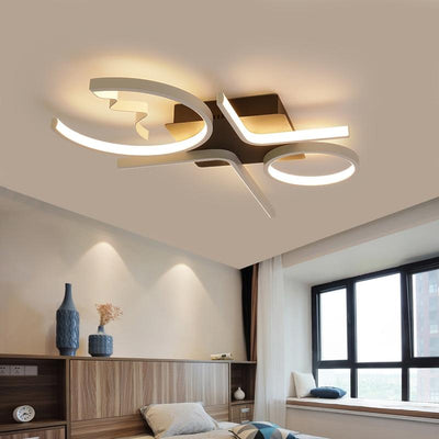 Aluminum Wave Ceiling Lighting Fixtures