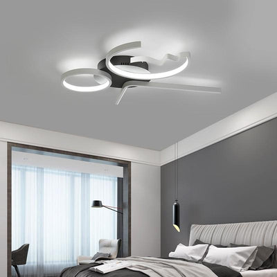 Aluminum Wave Ceiling Lighting Fixtures